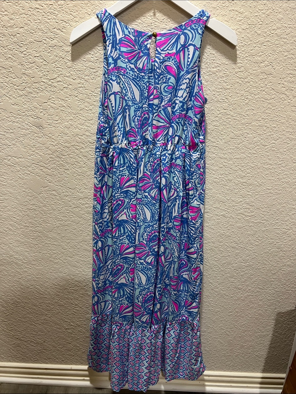 🛍️BOGO FREE Lilly Pulitzer for Target My Fans Maxi Size M 7/8 - Picture 4 of 5